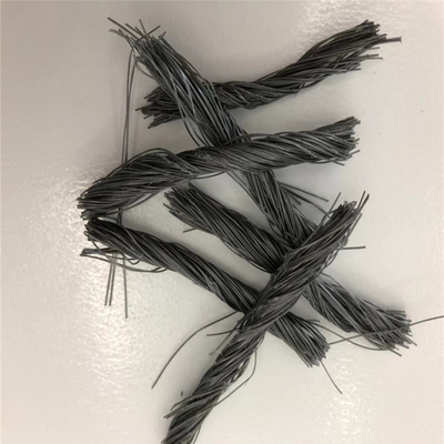 콘크리트 공사를 위한 크래킹 저항성 폴리프로필렌 PP 섬유 송이 모양 형태