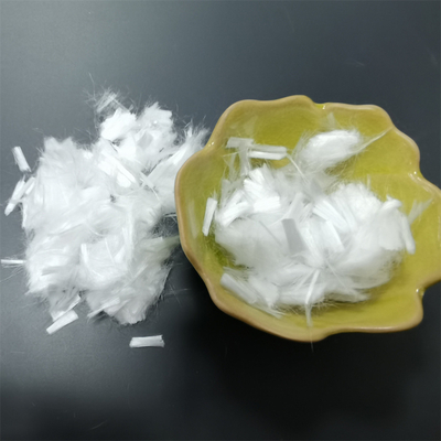 하얀 극소 폴리프로필렌 분명한 PP 섬유 섬유 유리 시멘트