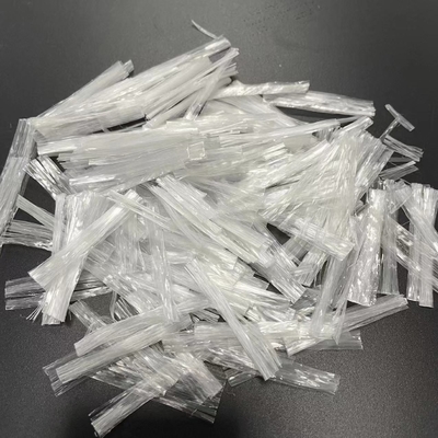 강한 산과 알칼리 저항성 PP 섬유  Mesh 형태 콘크리트 반 균열