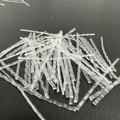 CE 인증 콘크리트 공학 PP 맥로 웨브 파이버 40mm 콘크리트