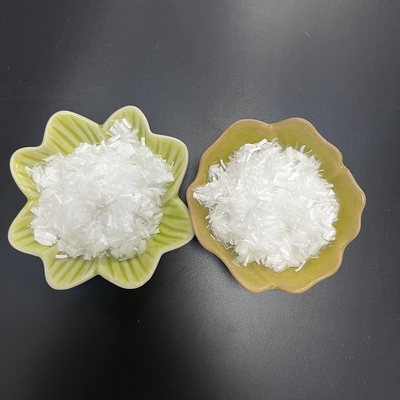 짧은 건조 절단 폴리 젖산 섬유 PLA 섬유 1.5D * 6mm 종이 제조