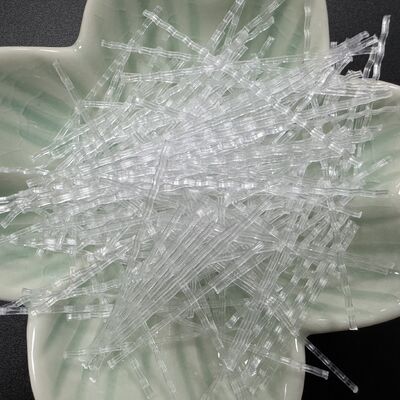 High Strength Polypropylene PP Macro Fiber Wave Form For Bridge Construction